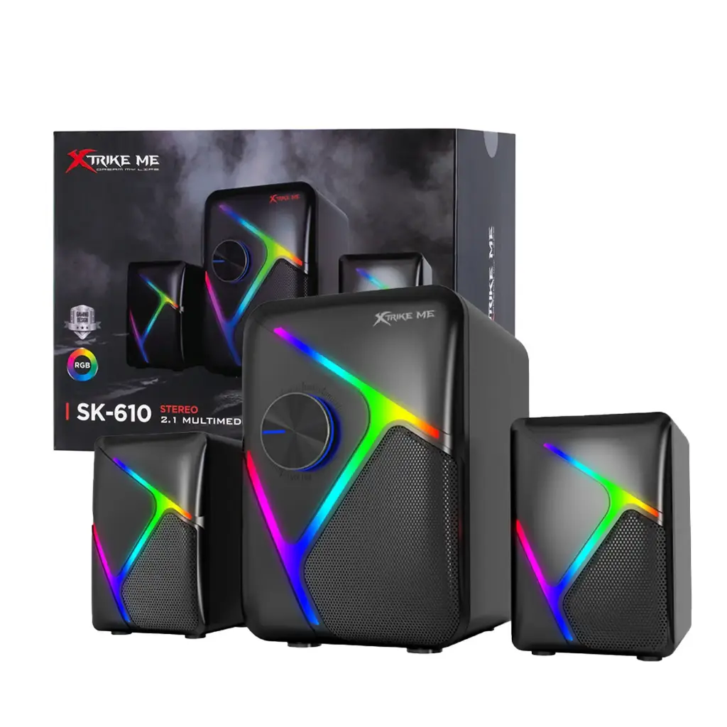 XTRIKE ME SK-610 Subwoofer RGB Gaming Speakers