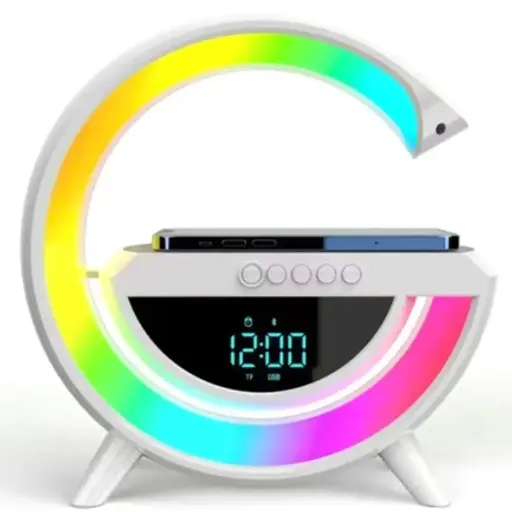 BT3401 LED WIRELESS PHONE CHARGER BLUETOOTH SPEAKER